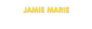 Der Vorname Jamie Marie
